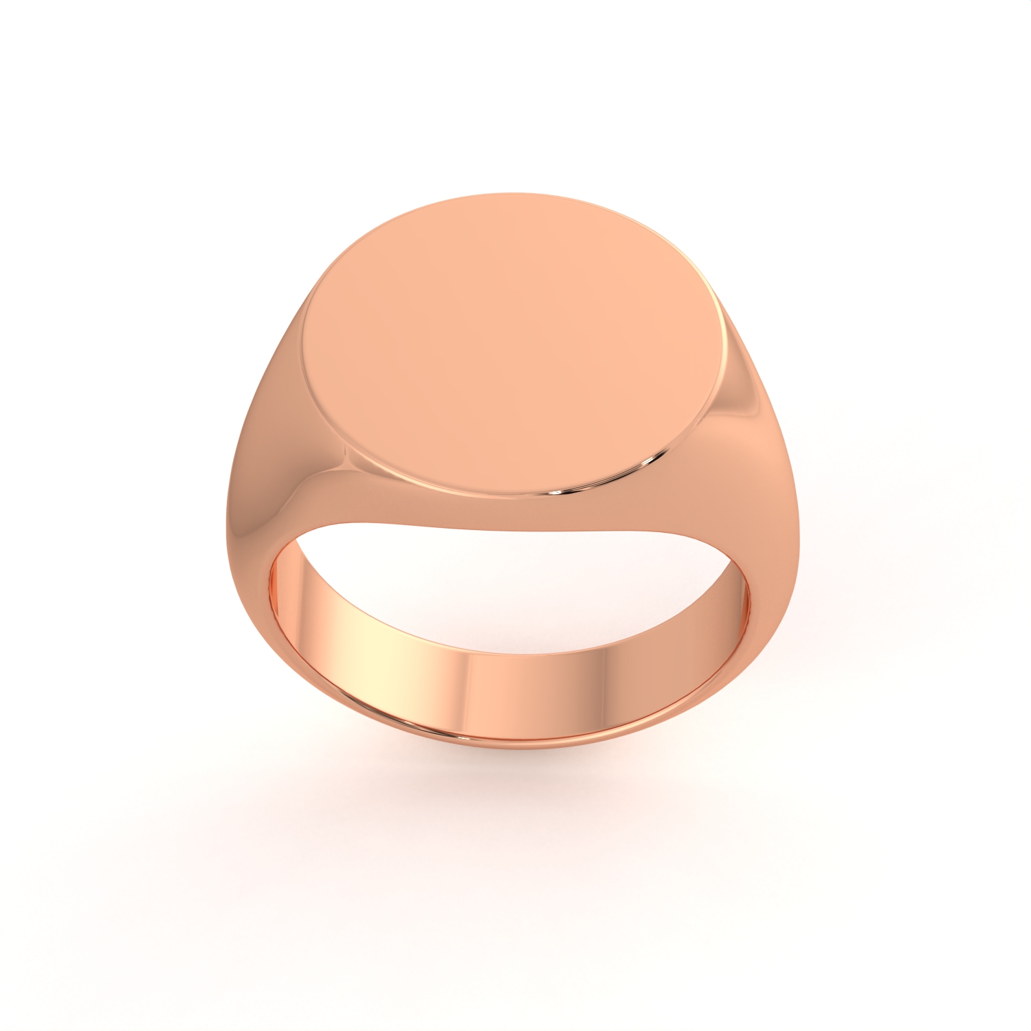 Round signet ring - 15mm